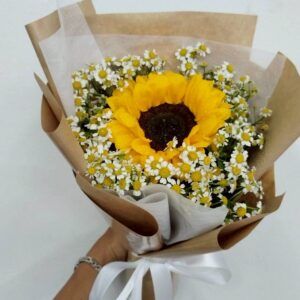 best28-ช่อดอกทานตะวันเดซี่-ร้านดอกไม้ อุบล